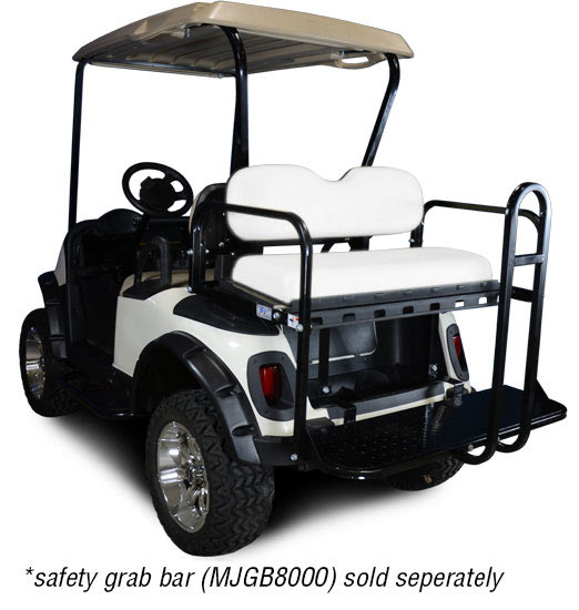 EZGO RXV Rear Flip Seat Kit | Brad's Golf Cars, Inc. - The Golf Cart ...