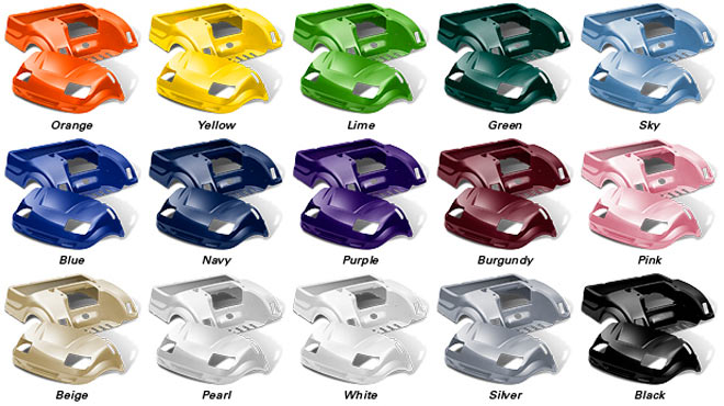 16 Colors Available for Doubletake® Body Sets