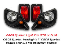 Club Car DS Spartan Standard Light Kit