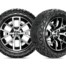 14" Atlas II Wheels Gloss Black with Kraken Tires