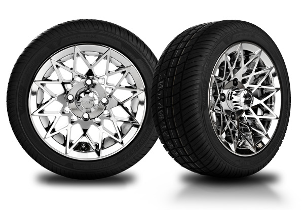 Kruizer tire with Athena Chrome Wheel