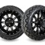 14" Zeus Wheel Gloss Black with Kraken Tire